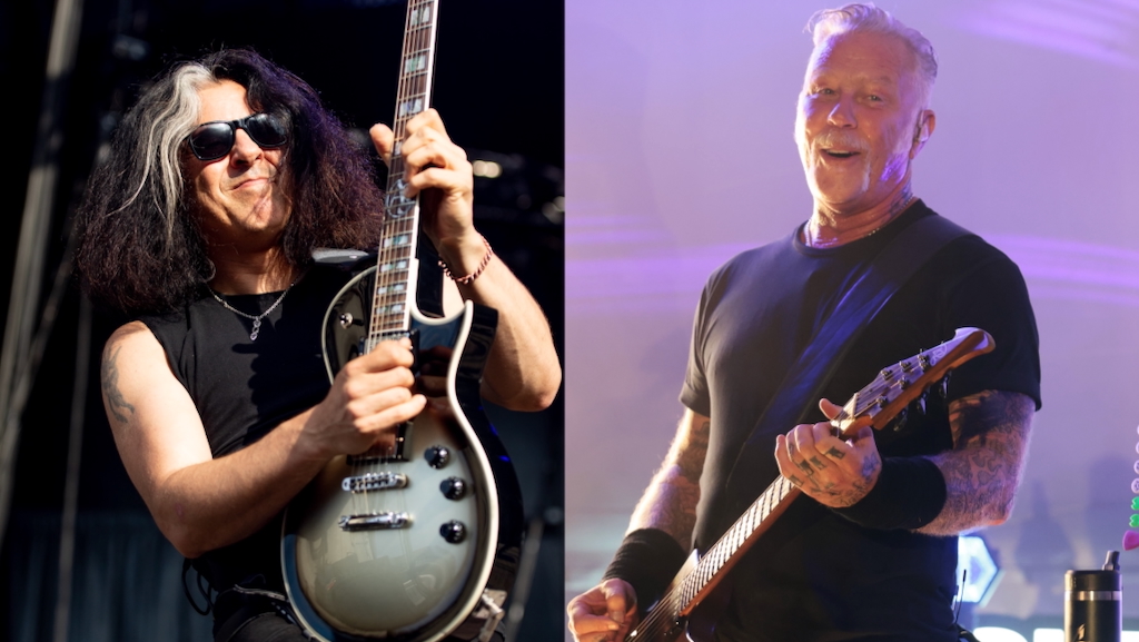 Testament-Gitarrist Alex Skolnick (l.) hätte nichts dagegen, mit Metallica unterwegs zu sein